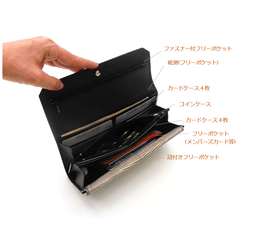 ﾊﾞﾆﾗﾘｻﾞｰﾄﾞ 長財布｜セレンシー公式サイト｜バッグ、財布